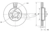 TX 71-11 TOMEX Brakes Тормозной диск