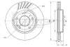 TX 71-13 TOMEX Brakes Тормозной диск