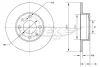 TX 71-16 TOMEX Brakes Тормозной диск