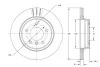 TX 71-57 TOMEX Brakes Тормозной диск