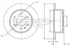 TX 71-60 TOMEX Brakes Тормозной диск