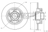 TX 72-011 TOMEX Brakes Тормозной диск