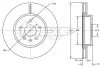 TX 72-55 TOMEX Brakes Тормозной диск