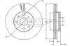 TX 73-03 TOMEX Brakes Тормозной диск