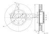 TX 73-76 TOMEX Brakes Тормозной диск