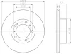 8DD 355 121-571 BEHR/HELLA/PAGID Тормозной диск