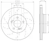 8DD 355 122-672 BEHR/HELLA/PAGID Тормозной диск