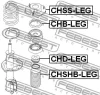 Превью - CHB-LEG FEBEST Подшипник качения, опора стойки амортизатора (фото 2)