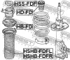 Превью - HB-FD FEBEST Подшипник качения, опора стойки амортизатора (фото 2)