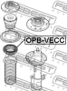 Превью - OPB-VECC FEBEST Подшипник качения, опора стойки амортизатора (фото 2)