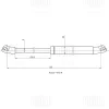 Превью - GS 1841 TRIALLI Газовая пружина, крышка багажник (фото 2)