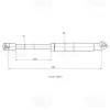 Превью - GS 1021 TRIALLI Газовая пружина, крышка багажник (фото 2)