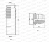 DCK5001.04 OPEN PARTS Пылезащитный комплект, амортизатор