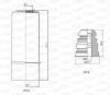 DCK5017.04 OPEN PARTS Пылезащитный комплект, амортизатор