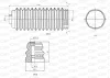 DCK5072.04 OPEN PARTS Пылезащитный комплект, амортизатор