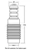 BPK7069 BORG & BECK Пылезащитный комплект, амортизатор