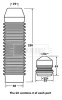 BPK7078 BORG & BECK Пылезащитный комплект, амортизатор