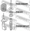 Превью - PGSHB-308F-KIT FEBEST Пылезащитный комплект, амортизатор (фото 2)