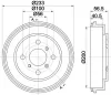 8DT 355 301-011 BEHR/HELLA/PAGID Тормозной барабан