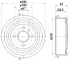 8DT 355 301-171 BEHR/HELLA/PAGID Тормозной барабан