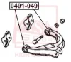 0401-049 ASVA Подвеска, рычаг независимой подвески колеса