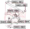 0401-083 ASVA Подвеска, рычаг независимой подвески колеса