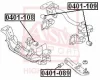 0401-089 ASVA Подвеска, рычаг независимой подвески колеса