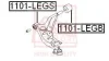 1101-LEGS ASVA Подвеска, рычаг независимой подвески колеса