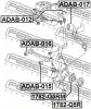Превью - ADAB-012 FEBEST Подвеска, рычаг независимой подвески колеса (фото 2)