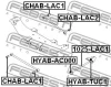 Превью - CHAB-LAC1 FEBEST Подвеска, рычаг независимой подвески колеса (фото 2)