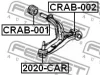 Превью - CRAB-002 FEBEST Подвеска, рычаг независимой подвески колеса (фото 2)