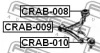 Превью - CRAB-009 FEBEST Подвеска, рычаг независимой подвески колеса (фото 2)