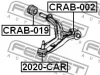 Превью - CRAB-019 FEBEST Подвеска, рычаг независимой подвески колеса (фото 2)