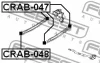 Превью - CRAB-048 FEBEST Подвеска, рычаг независимой подвески колеса (фото 2)