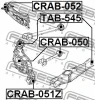 Превью - CRAB-051Z FEBEST Подвеска, рычаг независимой подвески колеса (фото 2)