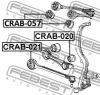 Превью - CRAB-057 FEBEST Подвеска, рычаг независимой подвески колеса (фото 2)