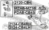 Превью - FDAB-CB4S FEBEST Подвеска, рычаг независимой подвески колеса (фото 2)