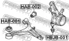 Превью - HAB-002 FEBEST Подвеска, рычаг независимой подвески колеса (фото 2)