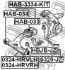 Превью - HAB-033 FEBEST Подвеска, рычаг независимой подвески колеса (фото 2)