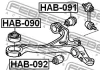 HAB-092 FEBEST Подвеска, рычаг независимой подвески колеса