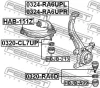 Превью - HAB-151Z FEBEST Подвеска, рычаг независимой подвески колеса (фото 2)
