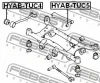 Превью - HYAB-TUC5 FEBEST Подвеска, рычаг независимой подвески колеса (фото 2)