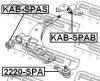 Превью - KAB-SPAS FEBEST Подвеска, рычаг независимой подвески колеса (фото 2)