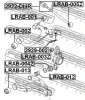 Превью - LRAB-002 FEBEST Подвеска, рычаг независимой подвески колеса (фото 2)