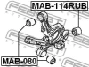 Превью - MAB-114RUB FEBEST Подвеска, рычаг независимой подвески колеса (фото 2)