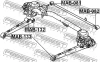 Превью - MAB-132 FEBEST Подвеска, рычаг независимой подвески колеса (фото 2)