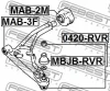 Превью - MAB-3F FEBEST Подвеска, рычаг независимой подвески колеса (фото 2)