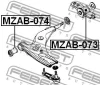Превью - MZAB-073 FEBEST Подвеска, рычаг независимой подвески колеса (фото 2)