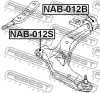 Превью - NAB-012B FEBEST Подвеска, рычаг независимой подвески колеса (фото 2)