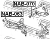 Превью - NAB-063 FEBEST Подвеска, рычаг независимой подвески колеса (фото 2)